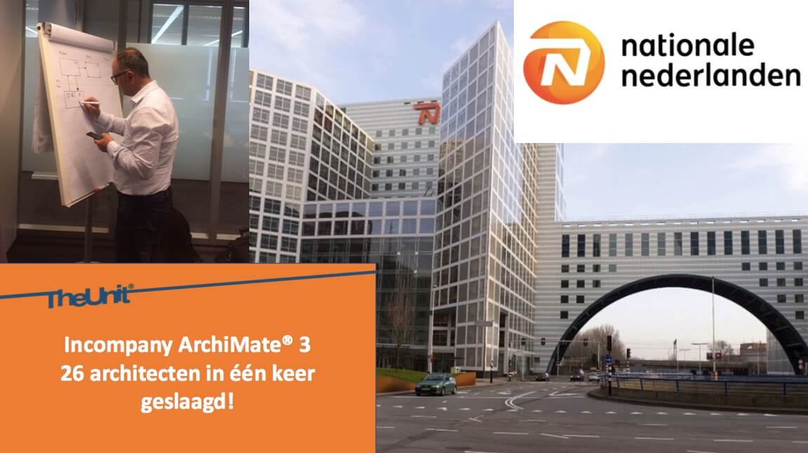 ArchiMate® - 26 architecten geslaagd bij Nationale Nederlanden