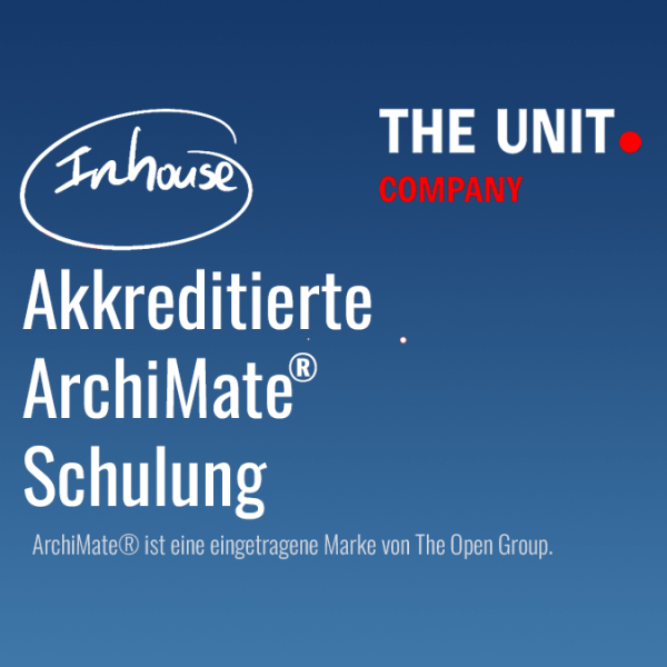 Inhouse Akkreditierte ArchiMate Schulung