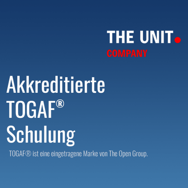 Akkreditierte TOGAF Schulung