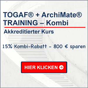 TOGAF® und ArchiMate® Schulung – Kombinierte Schulung mit Preisvorteil